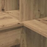 vidaXL Bureau d'angle Chêne artisanal 101 5 x 149 5 x 149 5 cm