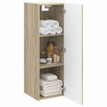 vidaXL Cabinet de Salle de Bain Mural Chêne Sonoma 33 x 34 5 x 60 cm
