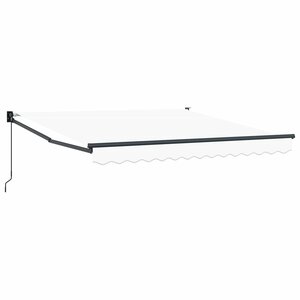 vidaXL Auvent rétractable Blanc 300 x 250 x 165 cm