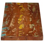 vidaXL Dessus de table 120x40x2 5cm rectangulaire bois massif récupéré