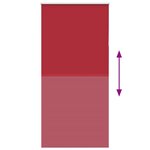 vidaXL Store enrouleur occultant rouge largeur du tissu 95 7 cm