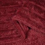 vidaXL Jeté Rouge Bordeaux 270 x 240 cm Toison