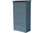 Armoire de jardin "space" - 87 x 46.5 x 160 cm - bleu ciel