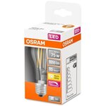 Osram ampoule led standard clair filament variable 9w=75 e27 chaud