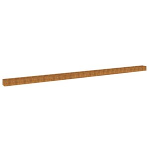 vidaXL Lit surélevé de jardin 1152x50x36 cm acier corten
