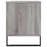 vidaXL Meuble TV sonoma gris 100x34 5x44 5 cm bois d'ingénierie
