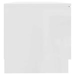 vidaXL Meubles TV 2 Pièces Blanc brillant 80x35x36 5 cm Bois d'ingénierie