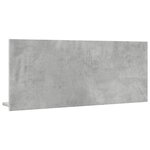 vidaXL Armoire à miroir de salle de bain gris béton bois d'ingénierie