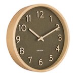 Horloge ronde en bois pure  22 cm