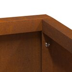 vidaXL Pots & Jardinières Acier corten Grand Durable