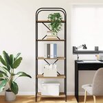 vidaXL Étagère chêne artisanal 60 x 30 x 183 cm Bois d'ingénierie