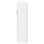 vidaXL Armoire Miroir de Salle de Bain Blanc 63 5 x 15 5 x 60 5 cm