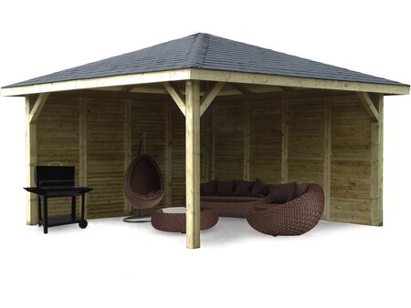 Kiosque en bois "Pavillon" - 14.75 m² - 4.37 x 4.37 x 1.93 m