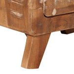 vidaXL Table de chevet 2 Pièces 40x32x46 cm bois massif de récupération