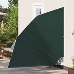 vidaXL Écran de confidentialité pour balcon Vert foncé 210 x 210 cm