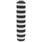 vidaXL Filet brise-vue anthracite et blanc 1x10 m PEHD 75 g/m²