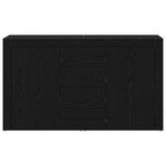 vidaXL Buffet Chêne noir 120 x 36 x 69 cm Bois d'ingénierie