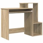 vidaXL Bureau Chêne Sonoma 106 x 41 x 88.5 cm Bois d'ingénierie