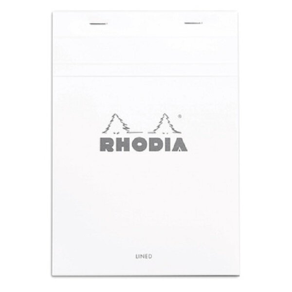 Bloc-Notes Agrafé N°16 White - A5 14,8x21- Ligné - 80 Feuilles Détachables