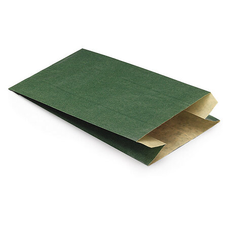 Pochette cadeau kraft vert 24 x 39 x 7,5 cm (lot de 250)