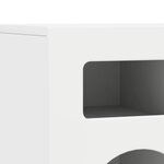 vidaXL Meuble TV Blanc 80 x 35 x 40 cm Bois d'ingénierie