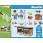 Playmobil - 70675 - set cadeau enfants et lapins