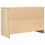 vidaXL Meuble TV chêne sonoma 80x35x54 cm bois d'ingénierie