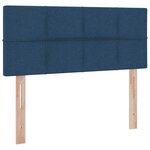 vidaXL Lit avec rangement et matelas avec matelas Bleu 120 x 200 cm