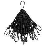 vidaXL Cordon élastique avec crochets 25 Pièces 17 cm