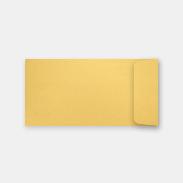 Lot de 50 pochettes 115x225 mm metallisee or