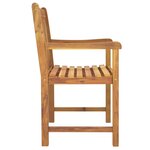 vidaXL Chaises de jardin lot de 4 56x55 5x90 bois massif d'acacia