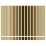 Auvent Rétractable Automatique vidaXL Vert et Jaune 350x250 cm
