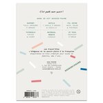 Coffret diy - broderie décorative - femme à lunettes