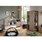 Lit bébé combiné - 120 x 60 cm - Evolutif en 90 x 190 cm
