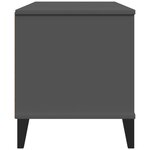 vidaXL Meuble TV VIKEN gris anthracite bois de pin solide