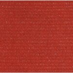 vidaXL Voile d'ombrage 160 g/m² Rouge 3x4x5 m PEHD