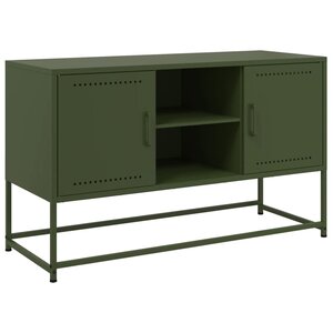 vidaXL Buffet haut blanc 36x39x107 cm acier