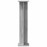 vidaXL Support de Plante Sonoma gris 25 x 25 5 x 100 5 cm