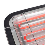 Tristar barbecue électrique de table bq-2813 38 x 22 cm 2000 w noir