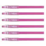 Stylo Roller FRIXION Ball Sticks 07 Pointe Moyenne Rose x 6 PILOT