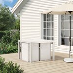 vidaXL Chaises de jardin salle à manger 2 Pièces Blanc et gris clair PP