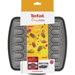 Tefal moule 24 minis madeleines crispybake - silicone - 30x29 cm