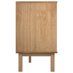 vidaXL Commode OTTA marron et gris 111x43x73 5 cm bois de pin massif