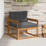 vidaXL Sofa de milieu extérieur Naturel