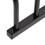 vidaXL Porte-vélos pour 2 vélos noir acier