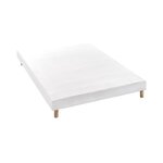 Sommier + matelas 140 x 190 cm - Ressorts - 7 zones - 19 cm