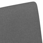 vidaXL Chaise de salle à manger 2 Pièces Gris foncé 57 x 66 x 94 cm tissu
