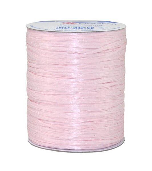 Le raphia kraftel  rayon-raffia 100-m-bobine rose