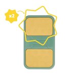 Marche-pied antidérapant réhausse de 15 cm 4 pieds antidérapants