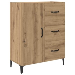 vidaXL Buffet Chêne artisanal 69 5 x 34 x 90 cm Bois d'ingénierie
